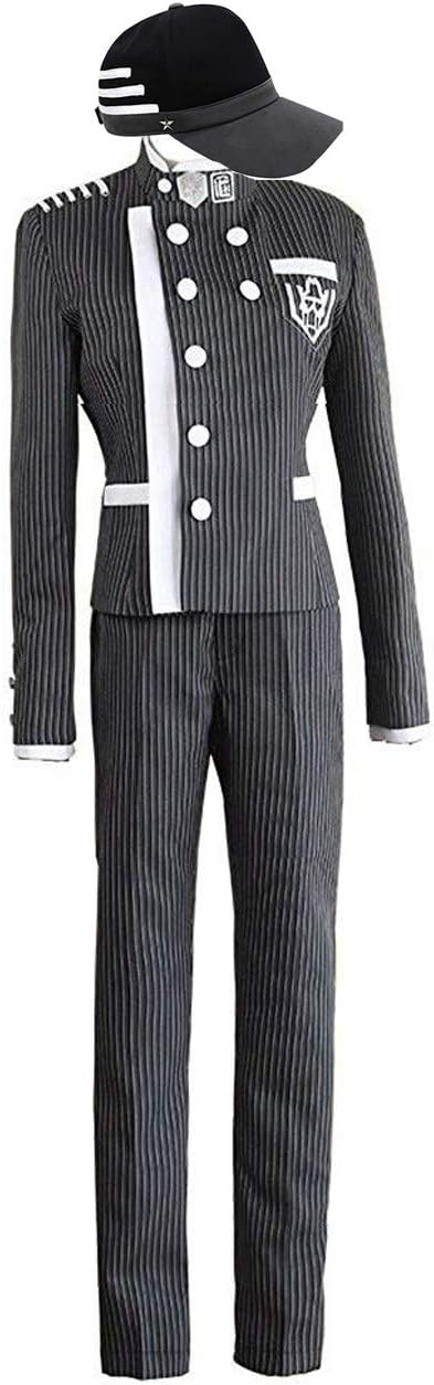 Poetic Walk Anime Mens School Uniform Army Detective Halloween Outfit Cosplay Costume