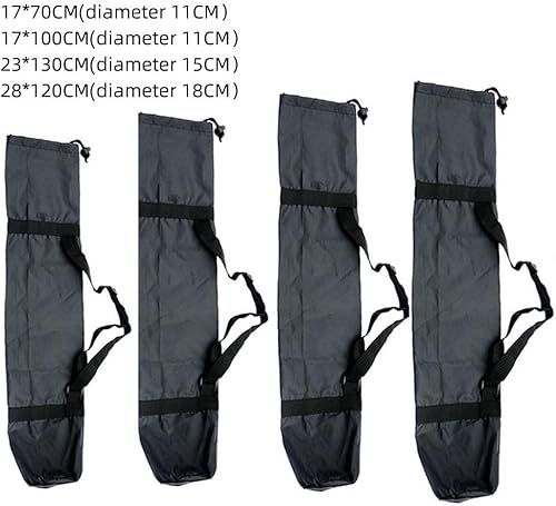 Miniatura 7 de Bolsa de trípode, estuche de transporte compacto, nailon resistente, negro, 6.7 * 27.6 in (A)