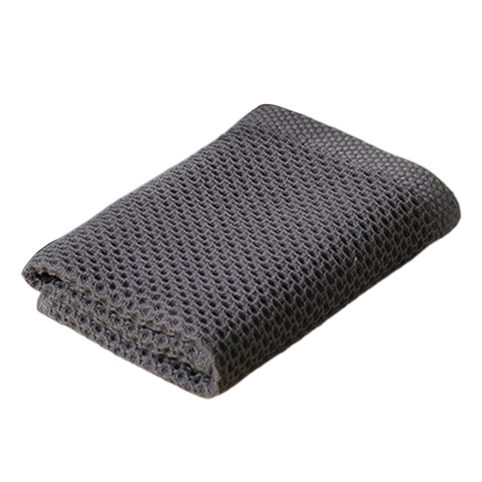 Qianly Household Cleaning Cloth Cleaning Towels Soft Absorbent Square Dishcloth Cleaning Rags for Dishes Appliance Pot Pan Window