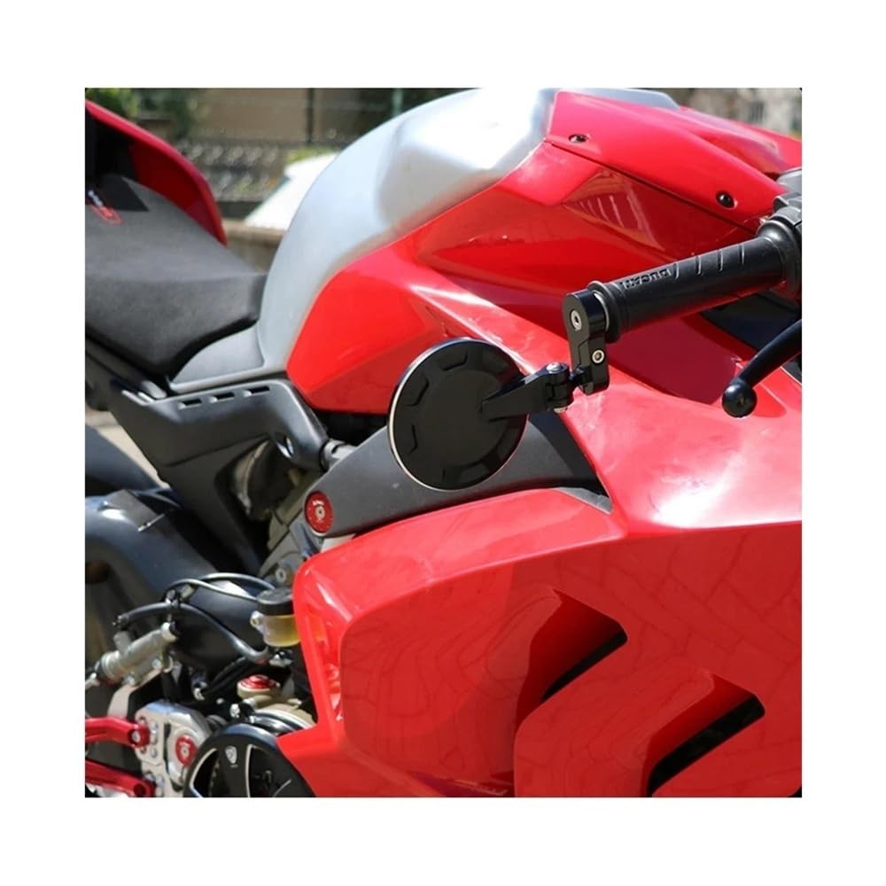motos Miroir vélo Moto Rétroviseurs Latéraux Ronds À Embout Guidon Pour Keeway K-Light Pour Keeway Superlight 125