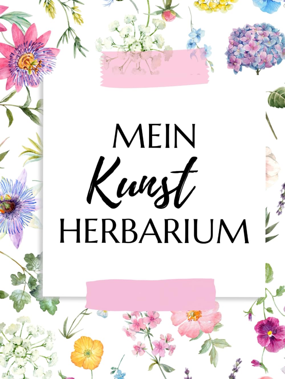 Mein Kunst Herbarium cahier de botanique pour collection de feuilles séchées