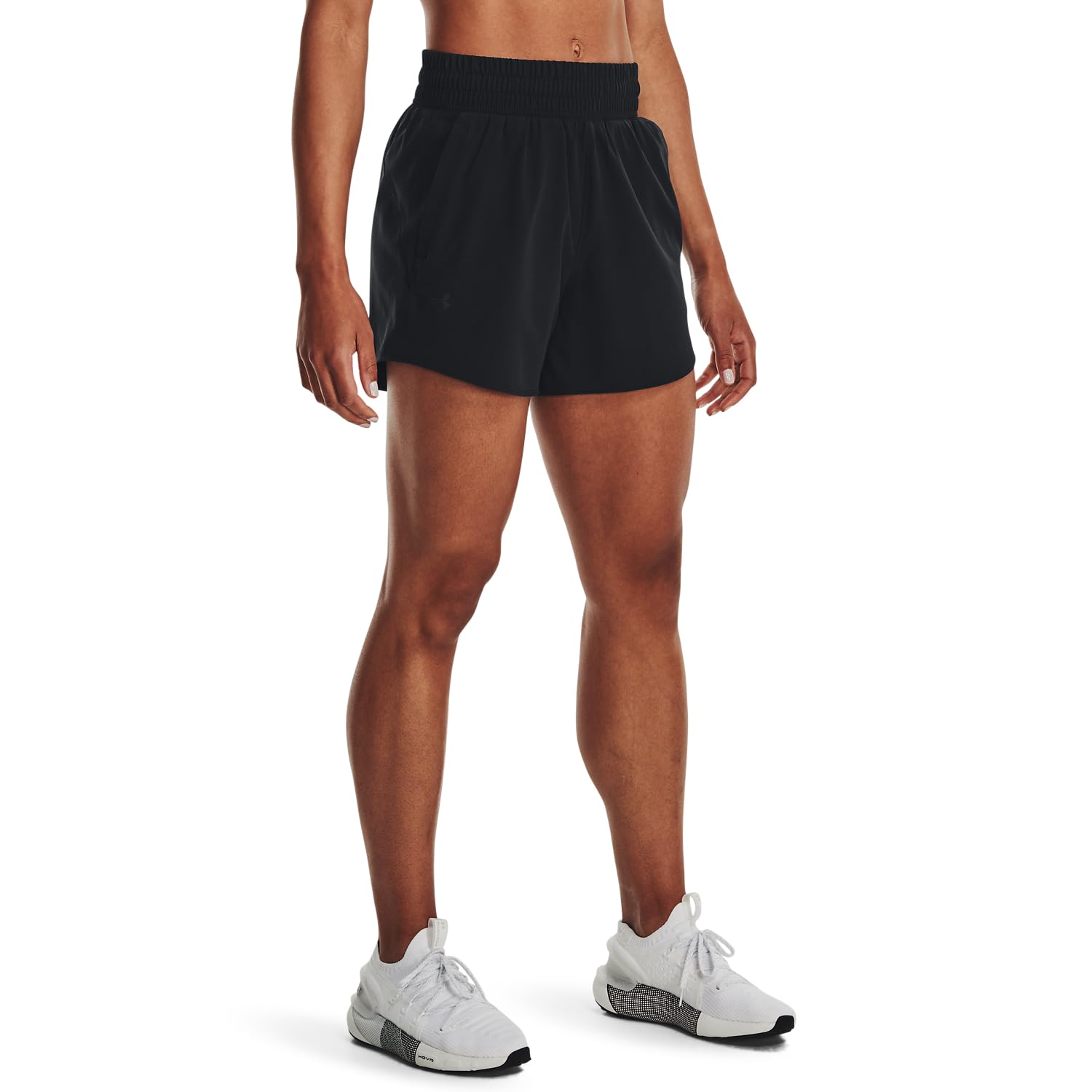 Under Armour Women's Black Woven Short 5In S