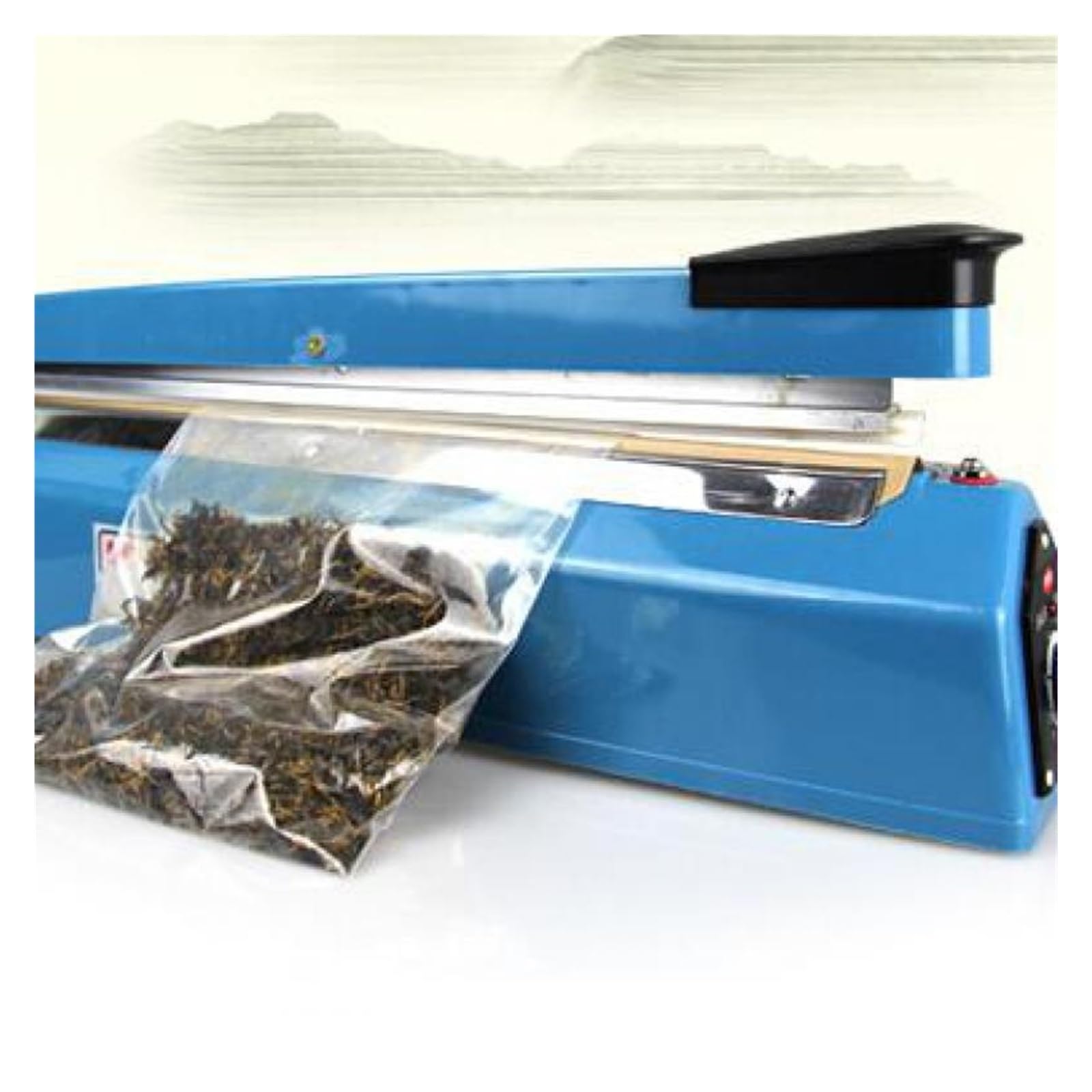 Scelleuse À Impulsion Manuelle 400 Mm pour Sachets en Aluminium Et Plastique, Appareil De Thermo-Emballage Électrique Sf-400, Scellage Propre Et Net.