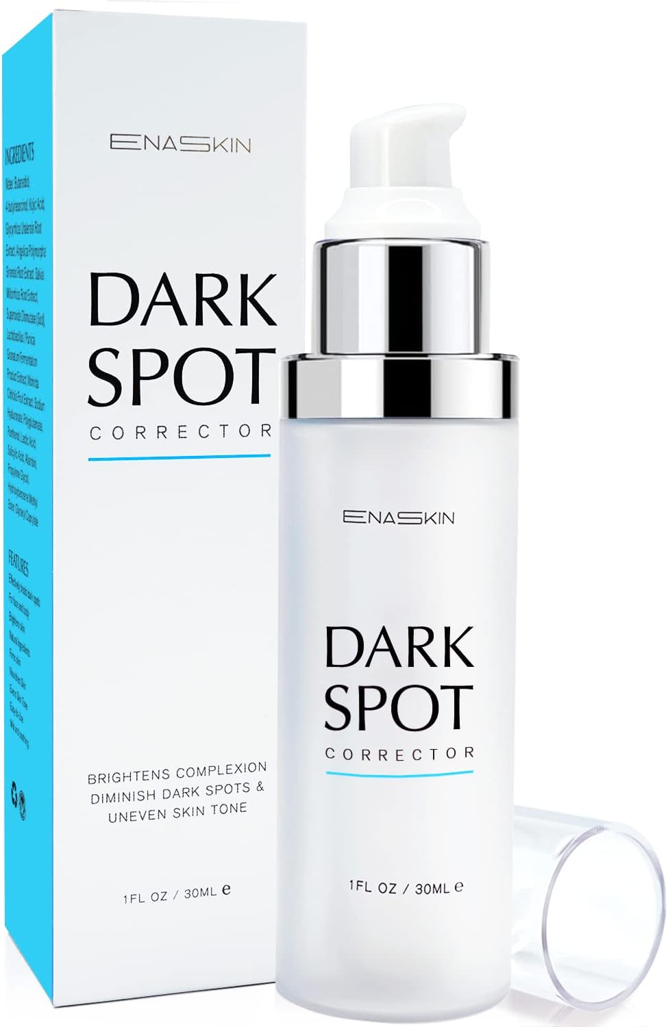 Dark Spot Remover for Face and Body, Dark Spot Corrector Treatment for All Skin Types, with Advanced Ingredient 4-Butylresorcinol, Kojic Acid, Lactic Acid and Salicylic Acid (1 Fl Oz)