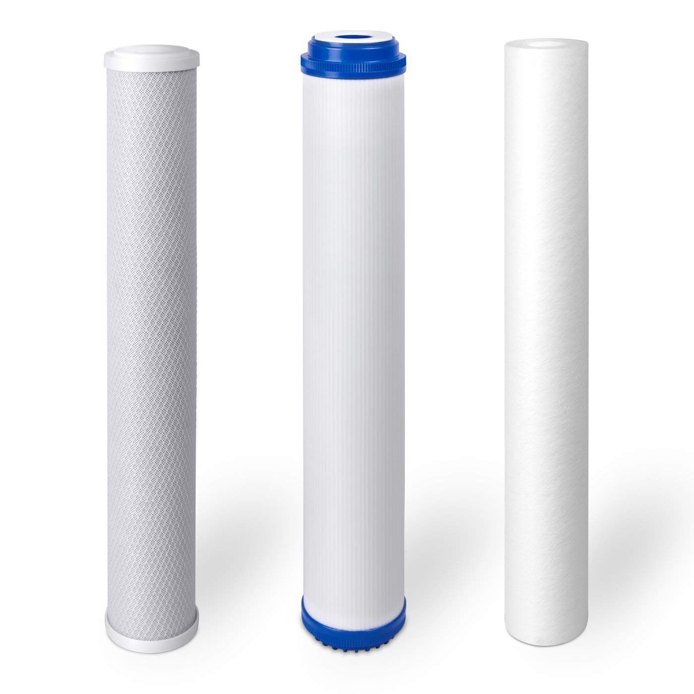 Care N Made® RO 20 in cto gac Sediment Filter Cartridge Set for Commercial Water Filter Systems-picture-32
