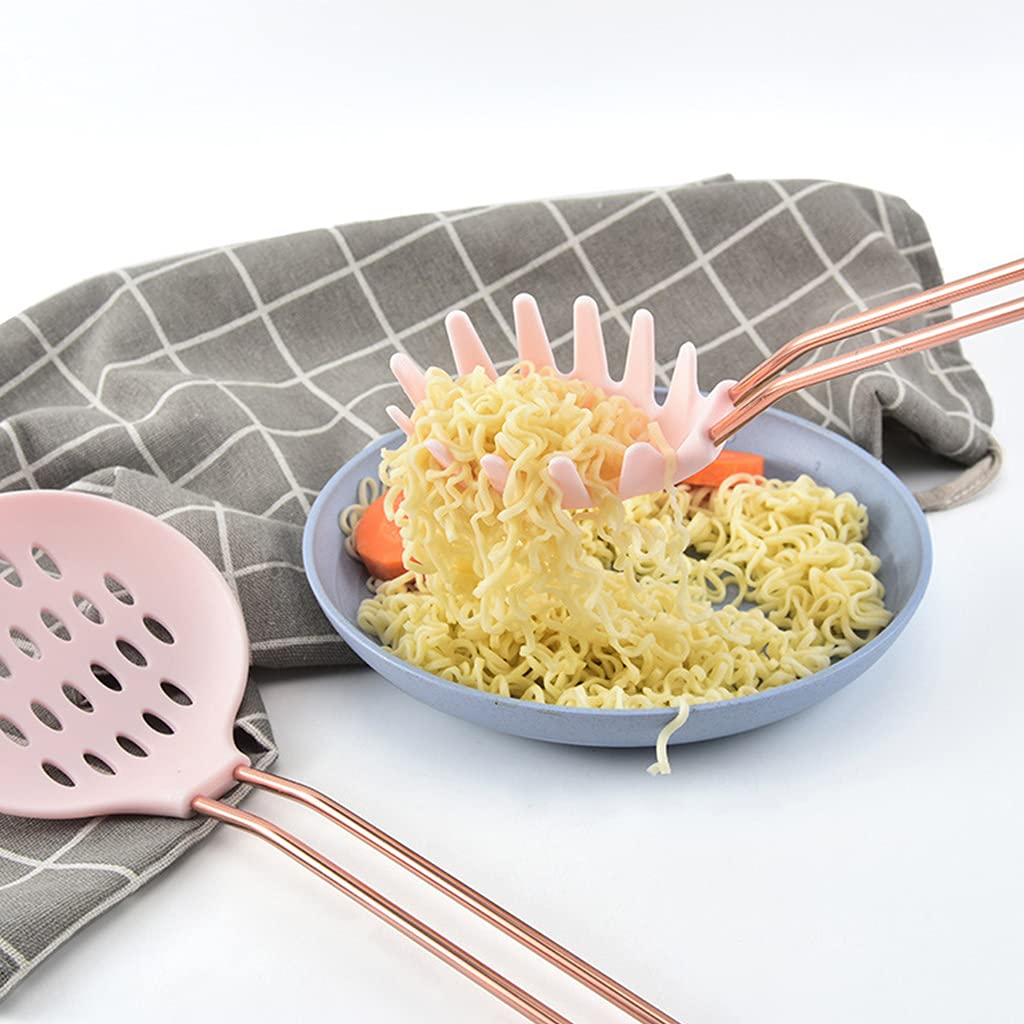 Kochspatel-Set mit Edelstahlgriff, Küchenhelfer-Set