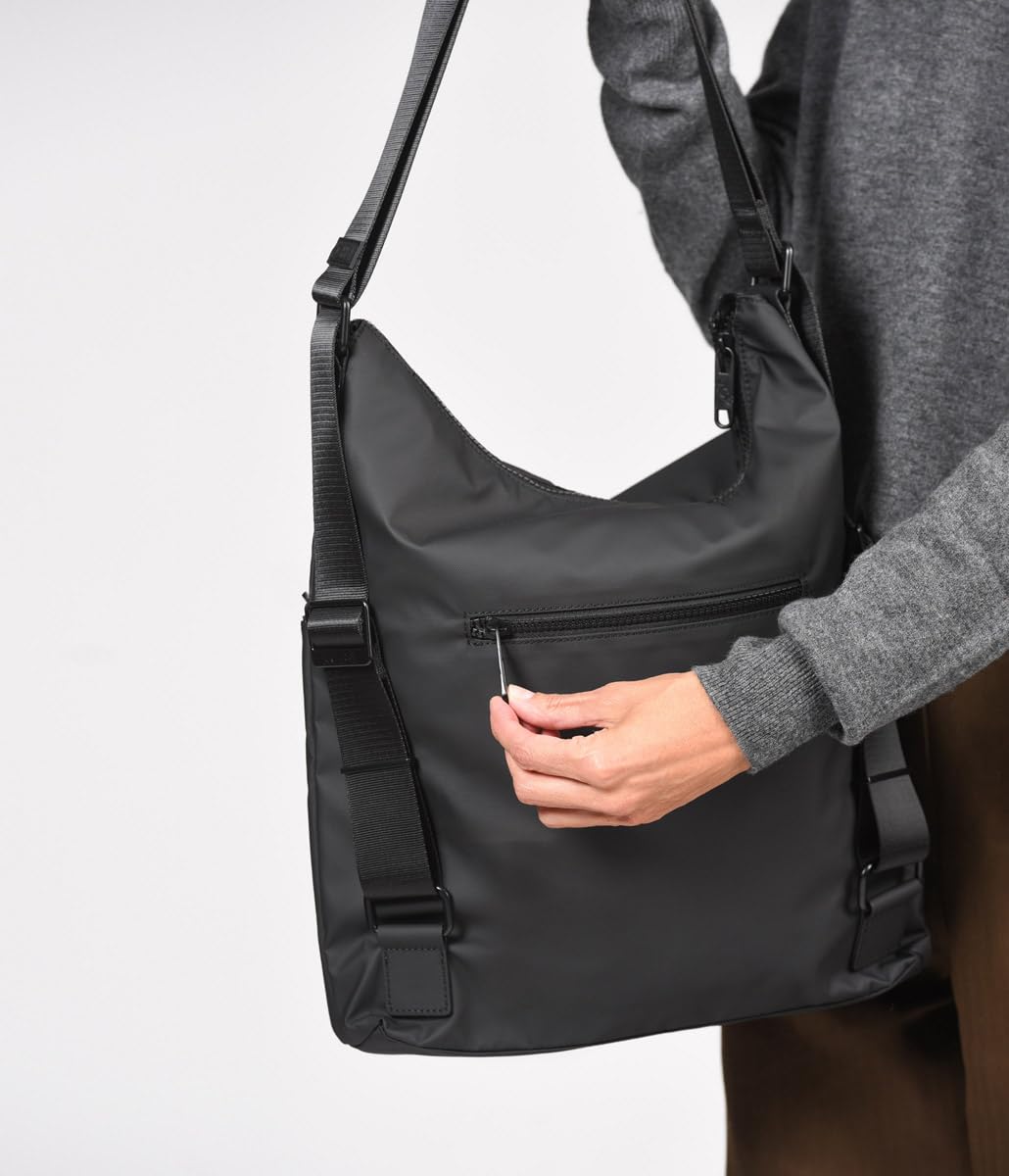 KCB Bolso-Mochila Dual | Versátil y Práctico | Múltiples Bolsillos con Cremallera | Material Resistente | Asas Ajustables | 100% Vegano