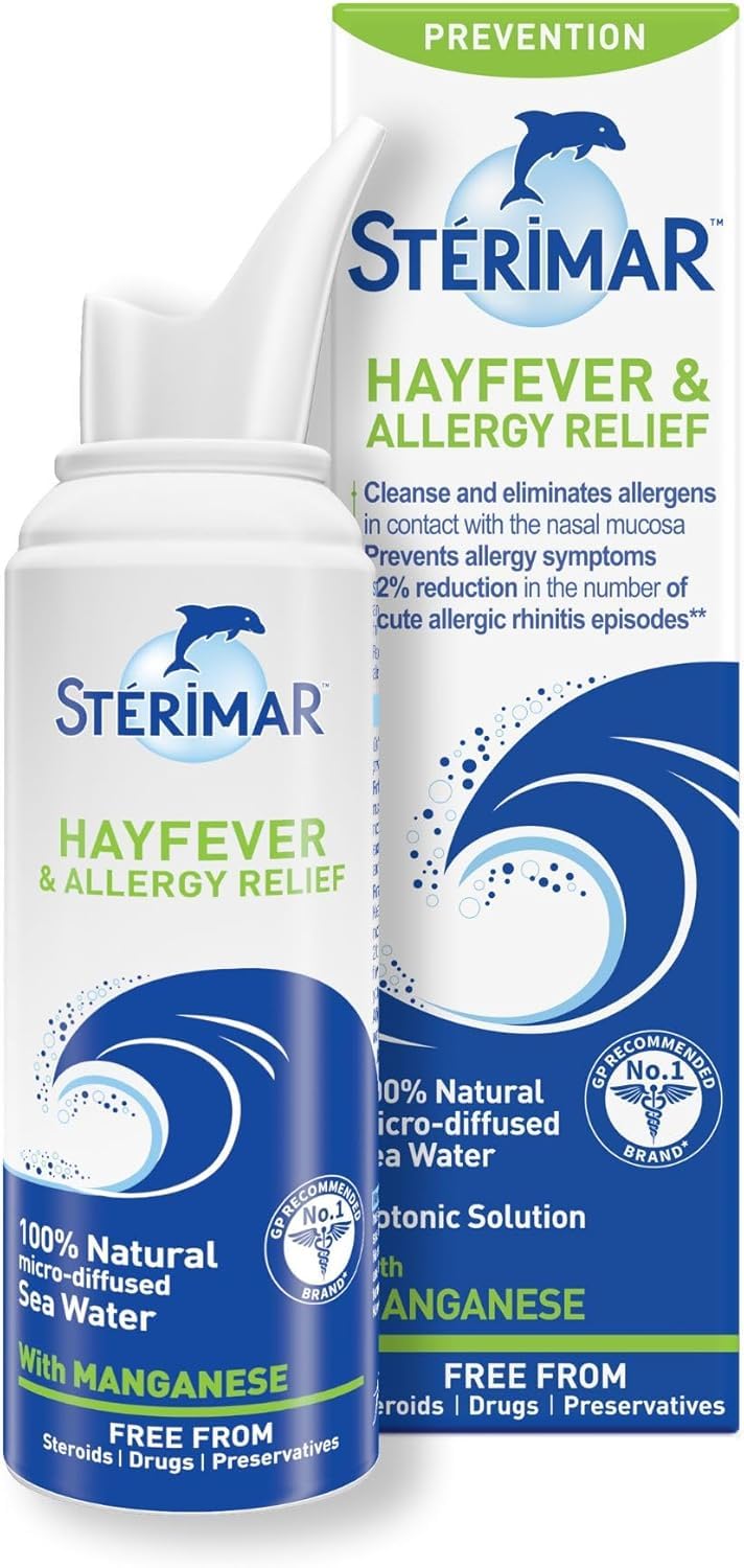 Sterimar Hayfever and Allergy Relief Nasal Spray, with Manganese, 100ml