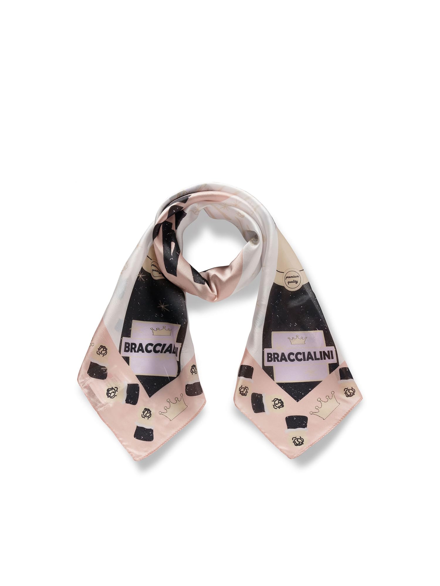 Braccialini Foulard donna multicolore 90x90 cm poliestere Vuoto UNICA