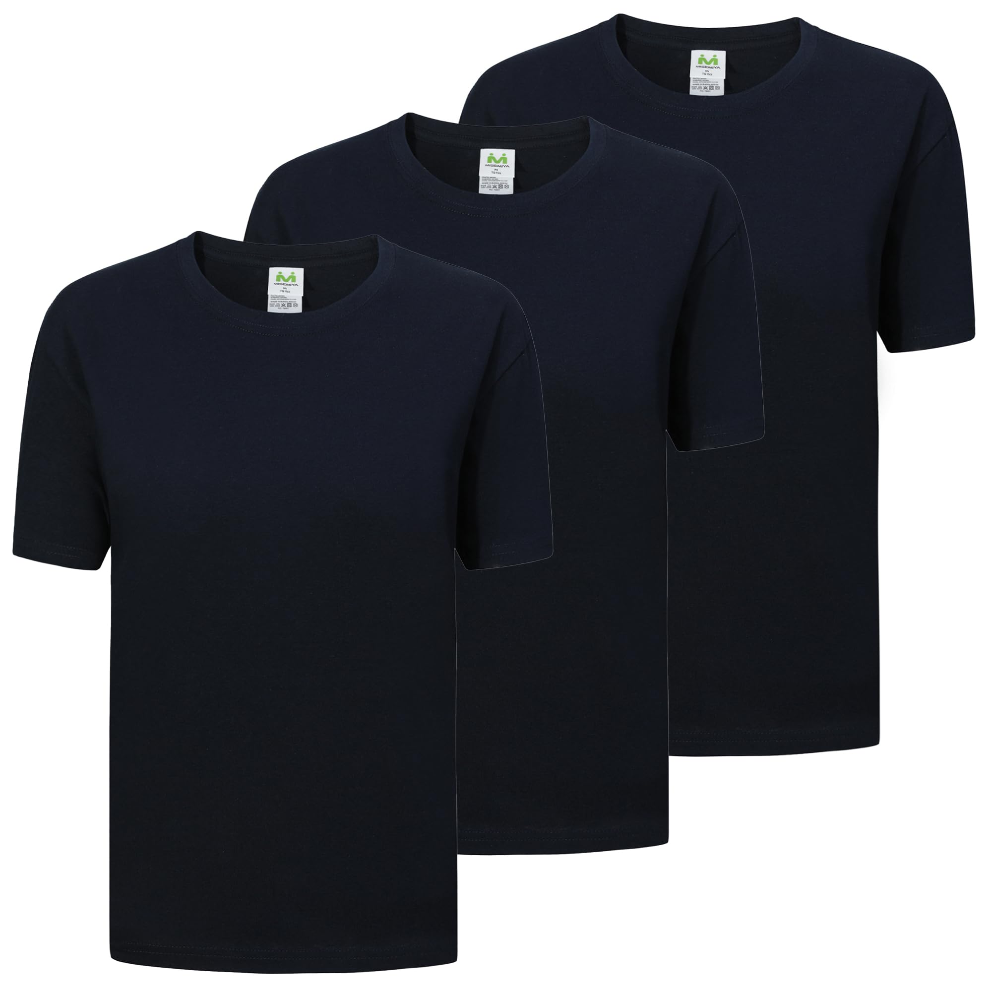 Paquete de 3 Unidades - Camiseta con Mangas Cortas 100% Algodón 3-TS135 — view 3