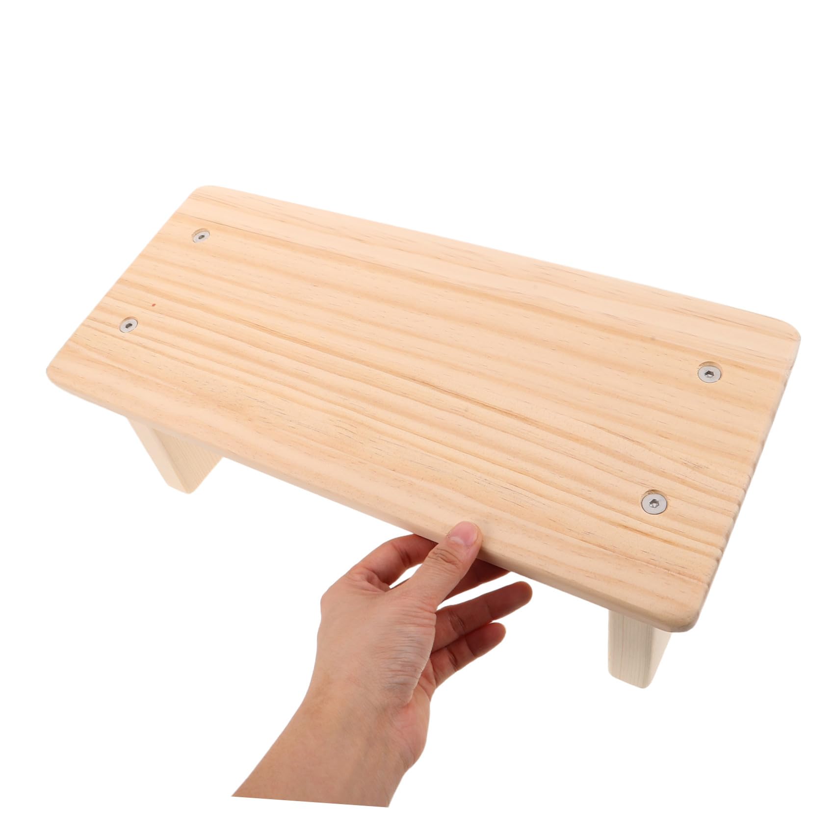 DECHOUS Holz Meditationsbank Beige Tragbar für Hausandacht und Kirche