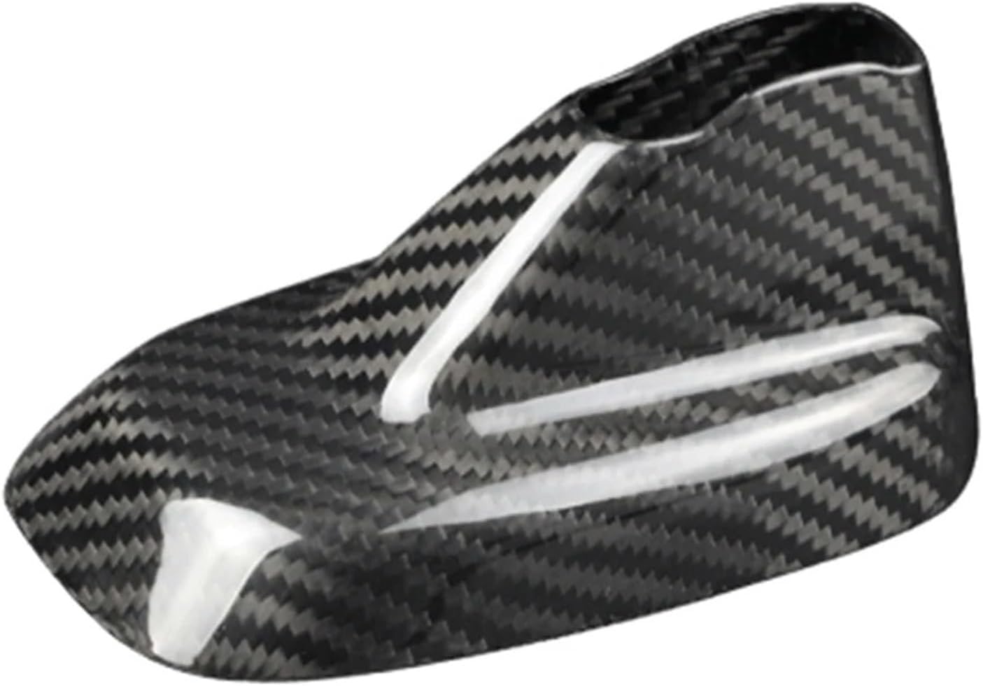 Carbon Fiber Shark Fin Cover Car Sticker Compatible with Mini Cooper F54 F60 2016 2017 2018 2019 2020