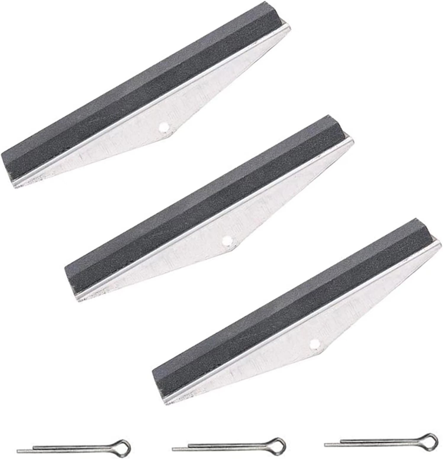 Cylinder Hone Stone Set 3-Piece 4" Long Replacement Stones 220 Grit