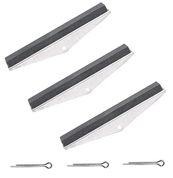 Cylinder Hone Stone Set 3-Piece 4" Long Replacement Stones 220 Grit