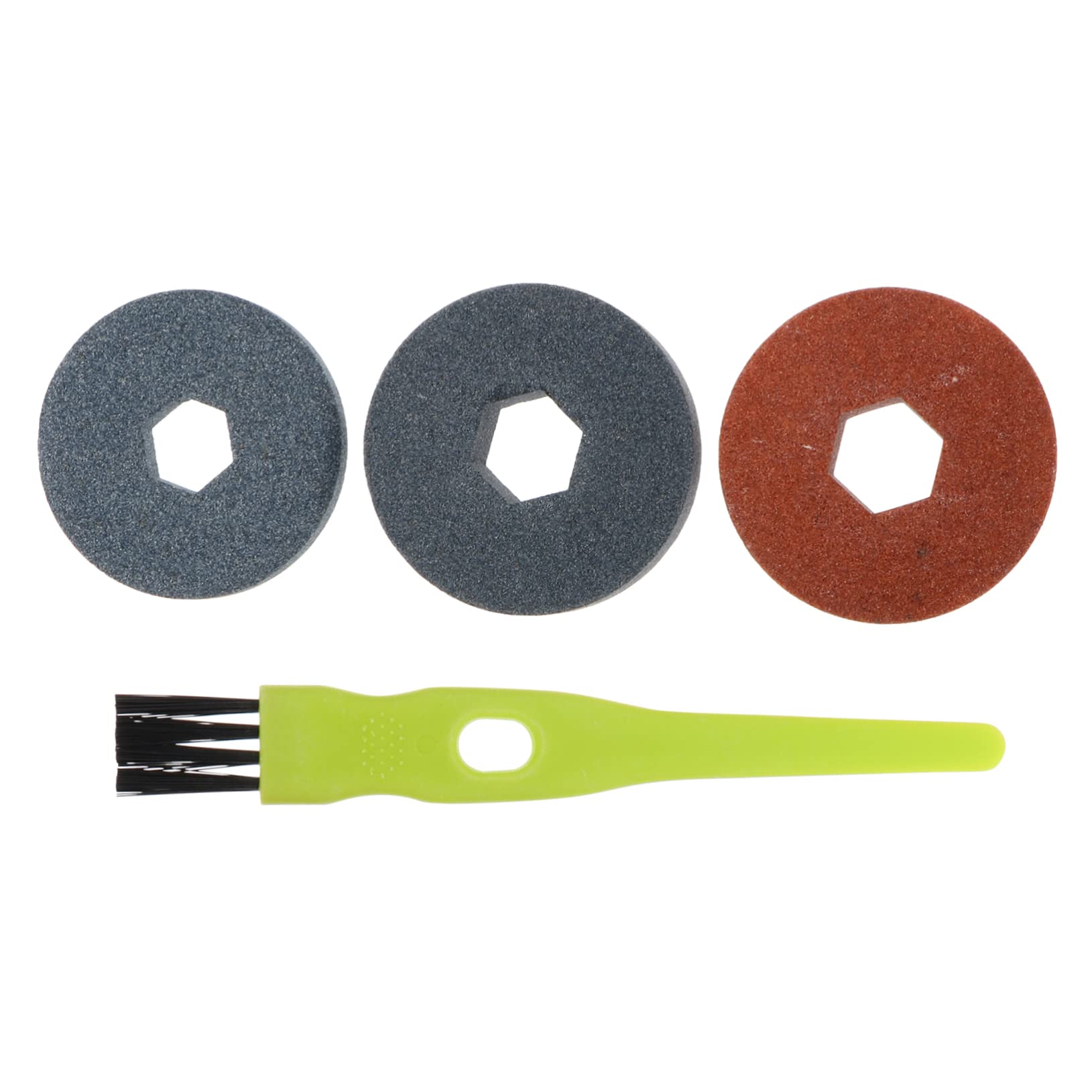 Alipis 4pc Set Whetstone Brush for Grinder Disc Multi-Function Drill Grinder Knife Sharpener Tool Random Color