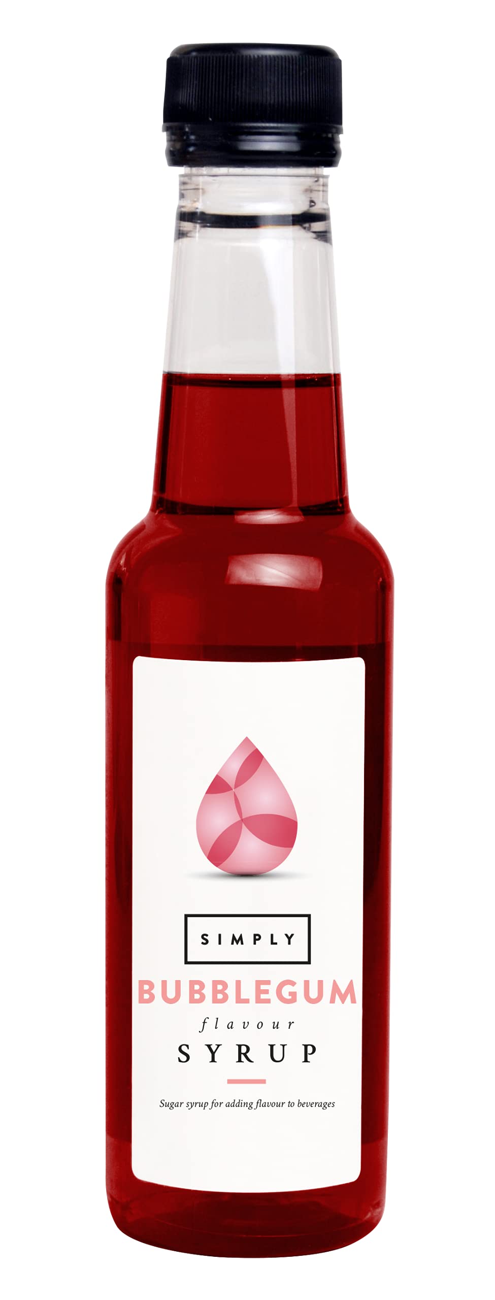 Simply Bubblegum Syrup, Vegan & Nut Free Flavoured Syrup for Coffee, Cocktails & Baking (250ml)