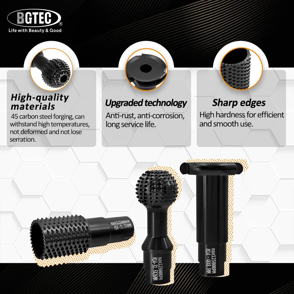 Kit 3 Frese Per Legno - Set Intaglio E Lucidatura Per Lavorazione Del Legno - Foto 6