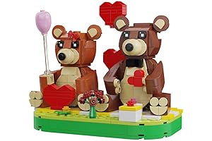 Valentine's Day Brown Bear LEGO Set