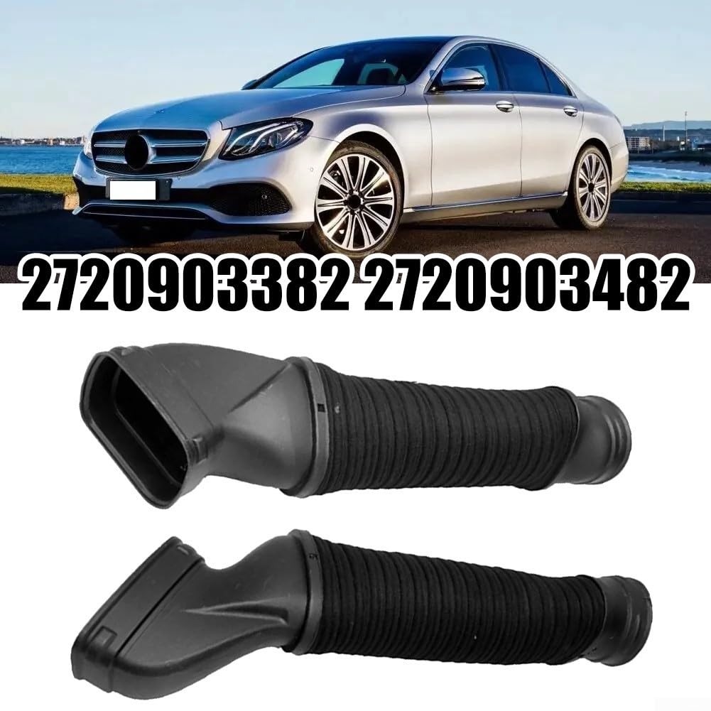 Juego de 2 mangueras de admisión de aire para Mercedes W221 Clase S S280 S300 S350 S400 2720903382 2720903482 A2720903382