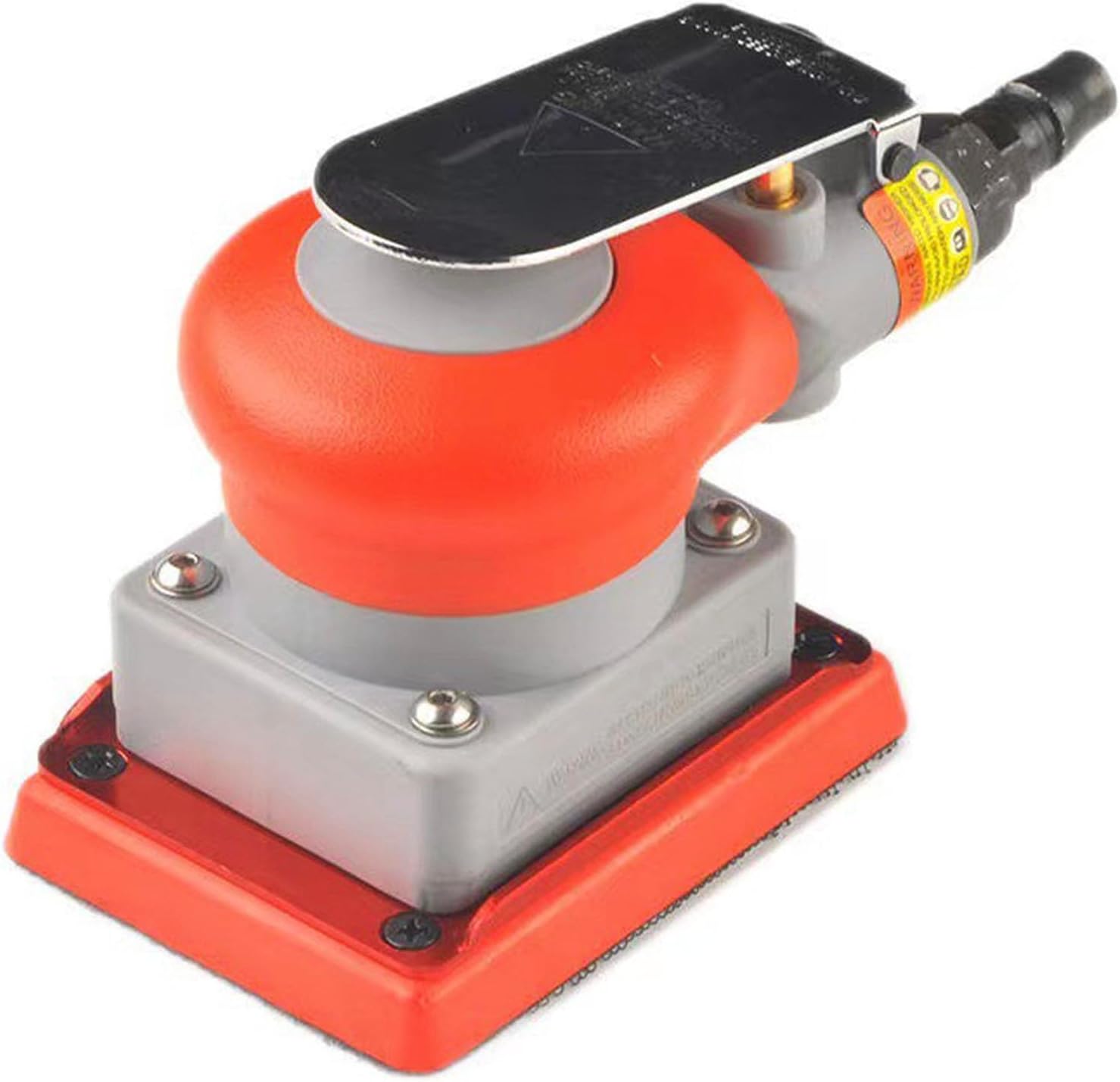 Mini Palm Air Sander, Pneumatic Random Orbital Sander, 3 mm Diameter Orbit, 10000 RPM Light Weight Pneumatic Polisher with 12 Sandpapers, 10.5CFM Air Consumption