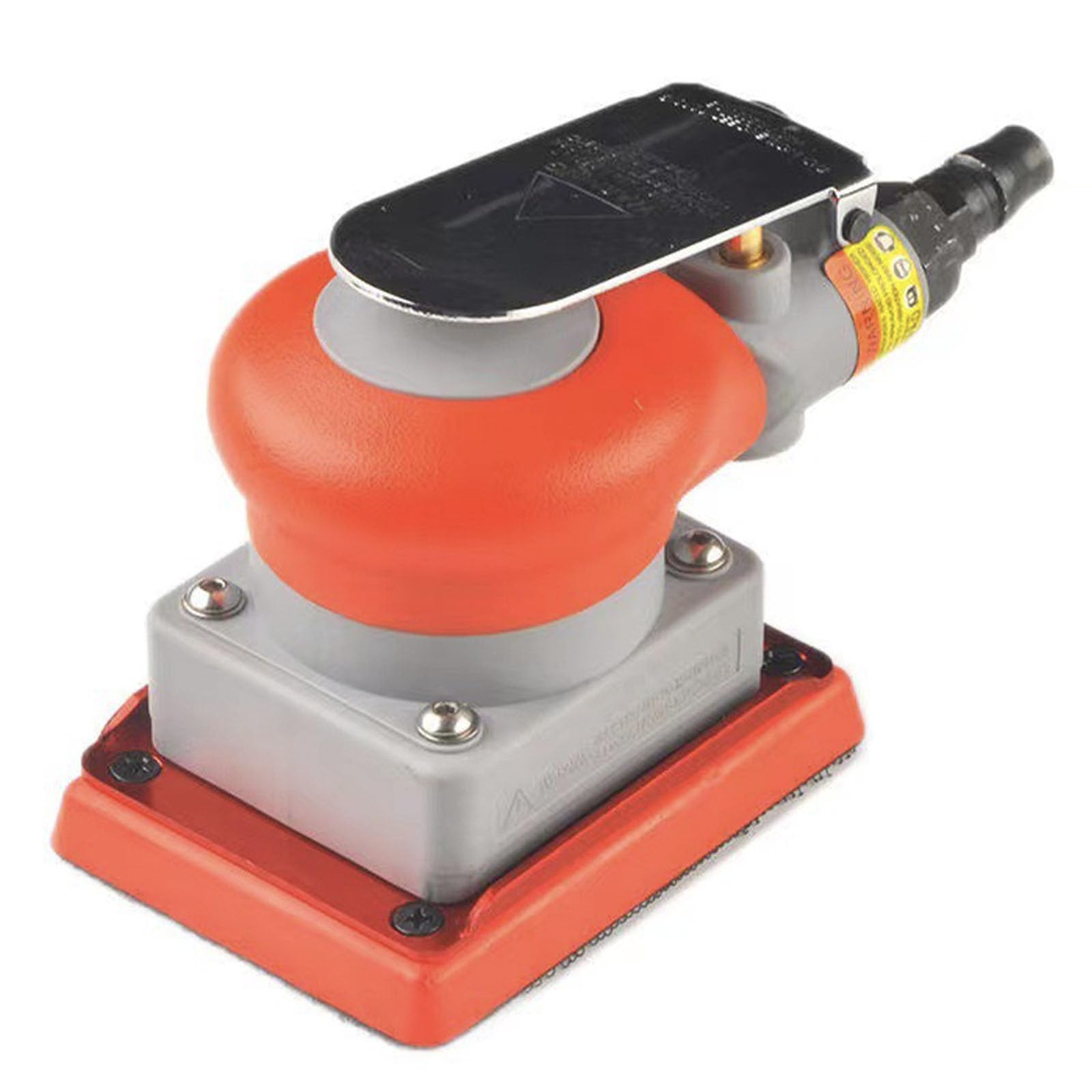 Mini Palm Air Sander, Pneumatischer Exzenterschleifer, 3 mm Durchmesser Exzenterschleifer, 10000 RPM Leichter Pneumatischer Polierer mit 12 Schleifpapieren, 10.5CFM Luftverbrauch