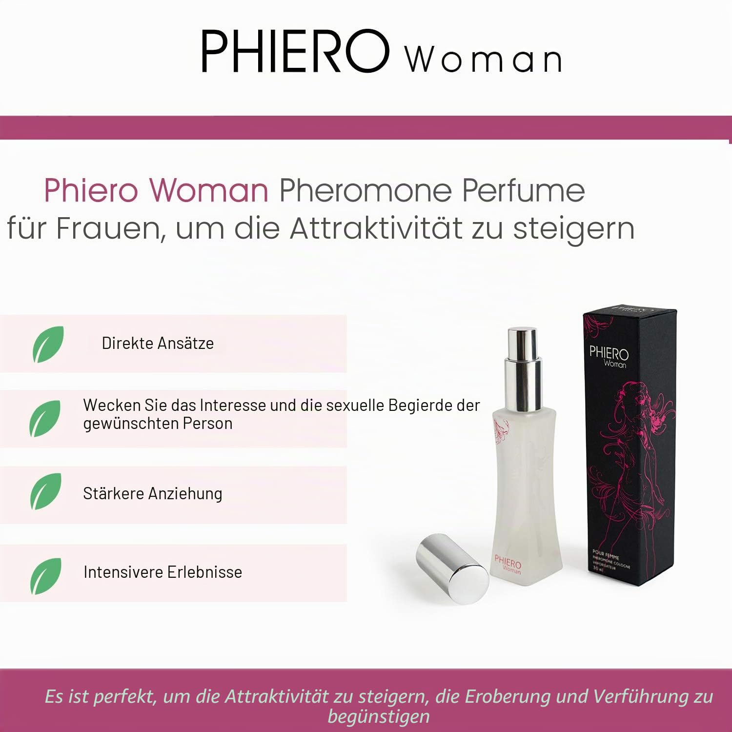 Pheromonen - 3 Phiero Woman: Parfüm mit Pheromonen für frauen