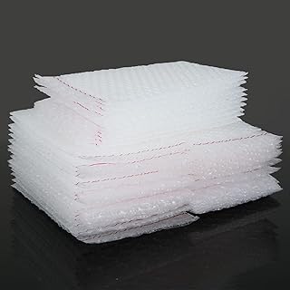 100PCS Bubble Out Bags Pouches, 5"x 7" Self-Seal Bubble Pouches Bags, Clear Double Walled Cushioning Bags for Moving, Packing, Shipping, Mailing and Storage