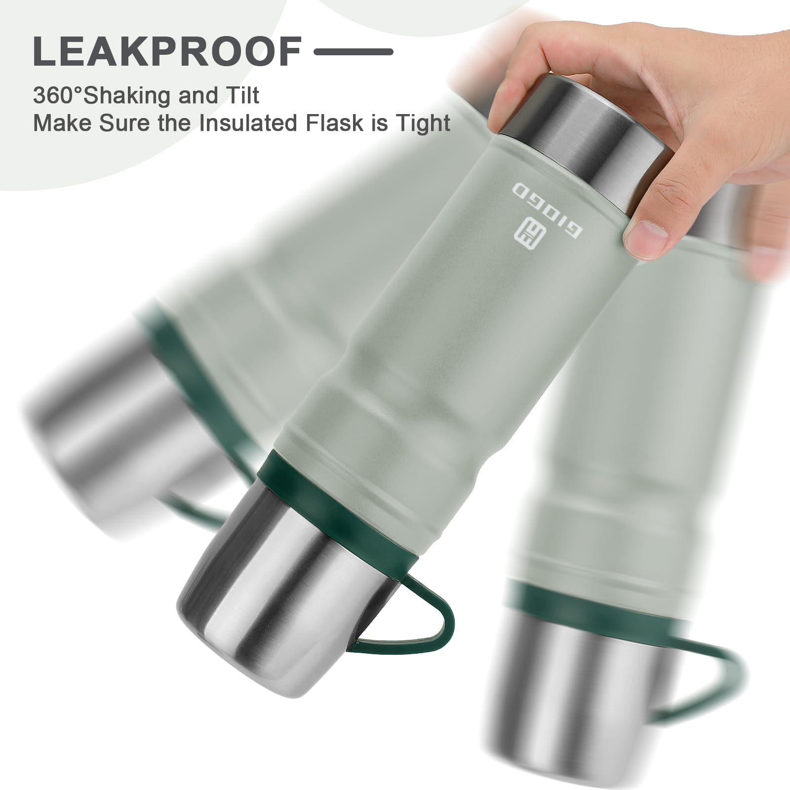 Thermo Cup 680ml/23oz Vacuum Insulated Flask for Hot and Cold Drinks Coffee Stainless Steel Flask Bottle for Adult Gym - Image 3