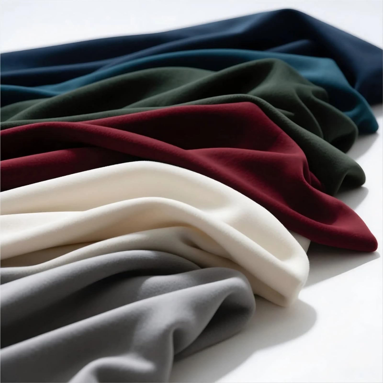 Tela de terciopelo liso mate de 1 m / 2 m de ancho para fundas de sofá, mantel, cortinas, costura, tela de terciopelo suave para coser (gris oscuro, 2 m (200 cm x 140 cm)