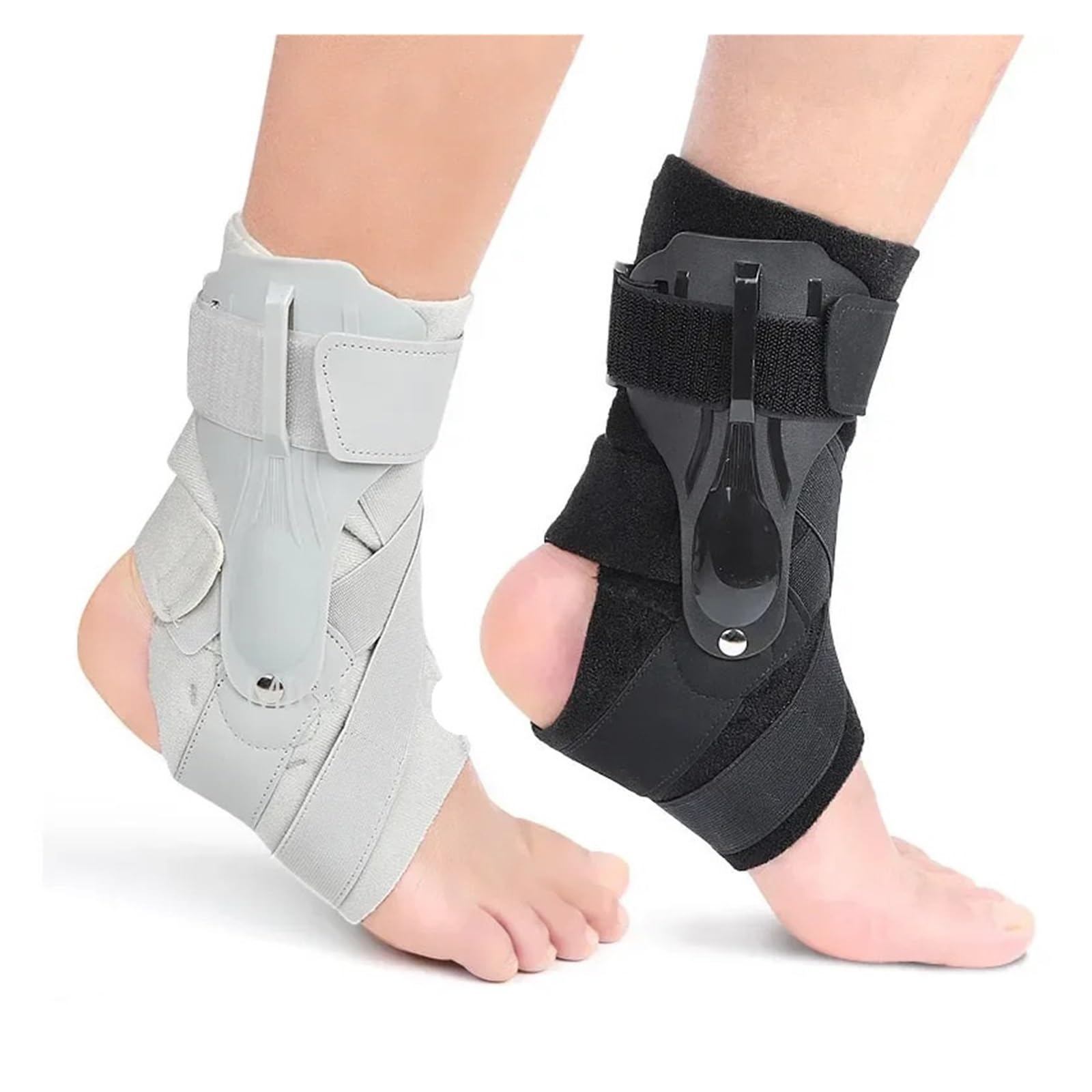 Tobillera for esguince de tobillo, soporte con estabilizadores laterales for hombres y mujeres, férula estabilizadora for recuperación tendinitis Para tobillo
