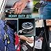 Badge Holder Retractable Clip Heavy Duty Carabiner Badge Reel Keychain with Lanyard ID Cards Holder Cool Tactical ID Holder