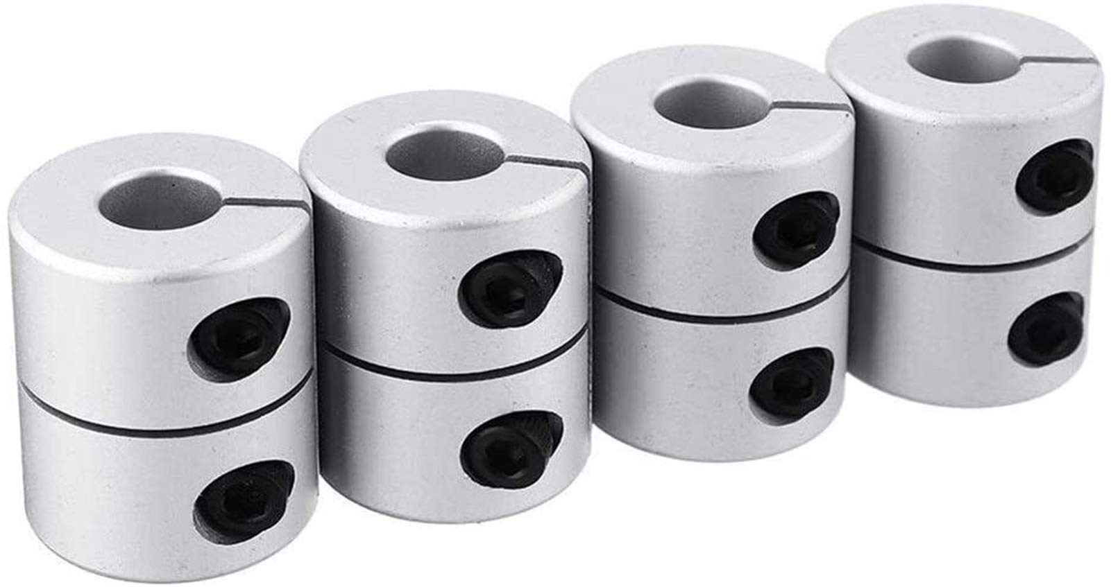 pièces d'imprimante Coupleur d'arbre en Aluminium de 5mm à 8mm coupleur de Serrage Rigide pour imprimante 3D Accessoires d'imprimante 3D Accessoires d'imprimante