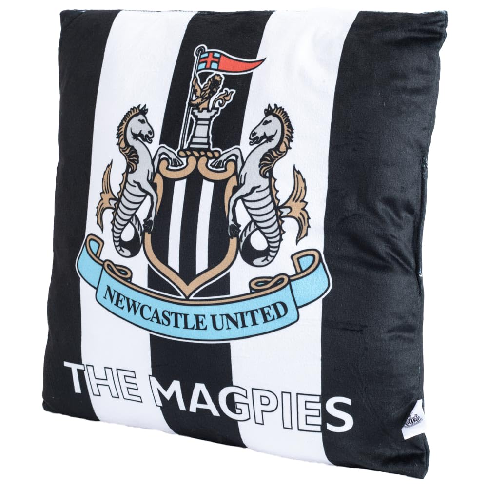 Newcastle United Black/White/Blue Fc St James Park Filled Cushion (40Cm X 40Cm) ()