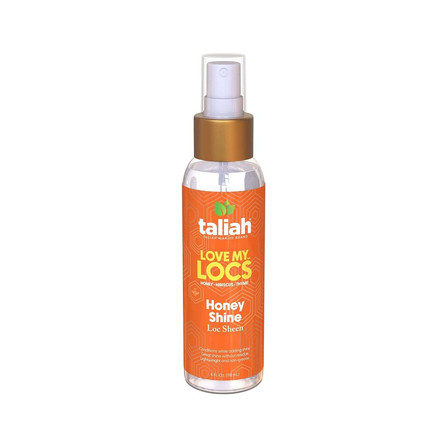 Taliah Waajid Love My Locs Honey Shine Loc Sheen | Daily Moisturizing, Alcohol-Free Refreshing Shine Spray, Hair Scalp Moisturizer 4 fl oz - Image 5