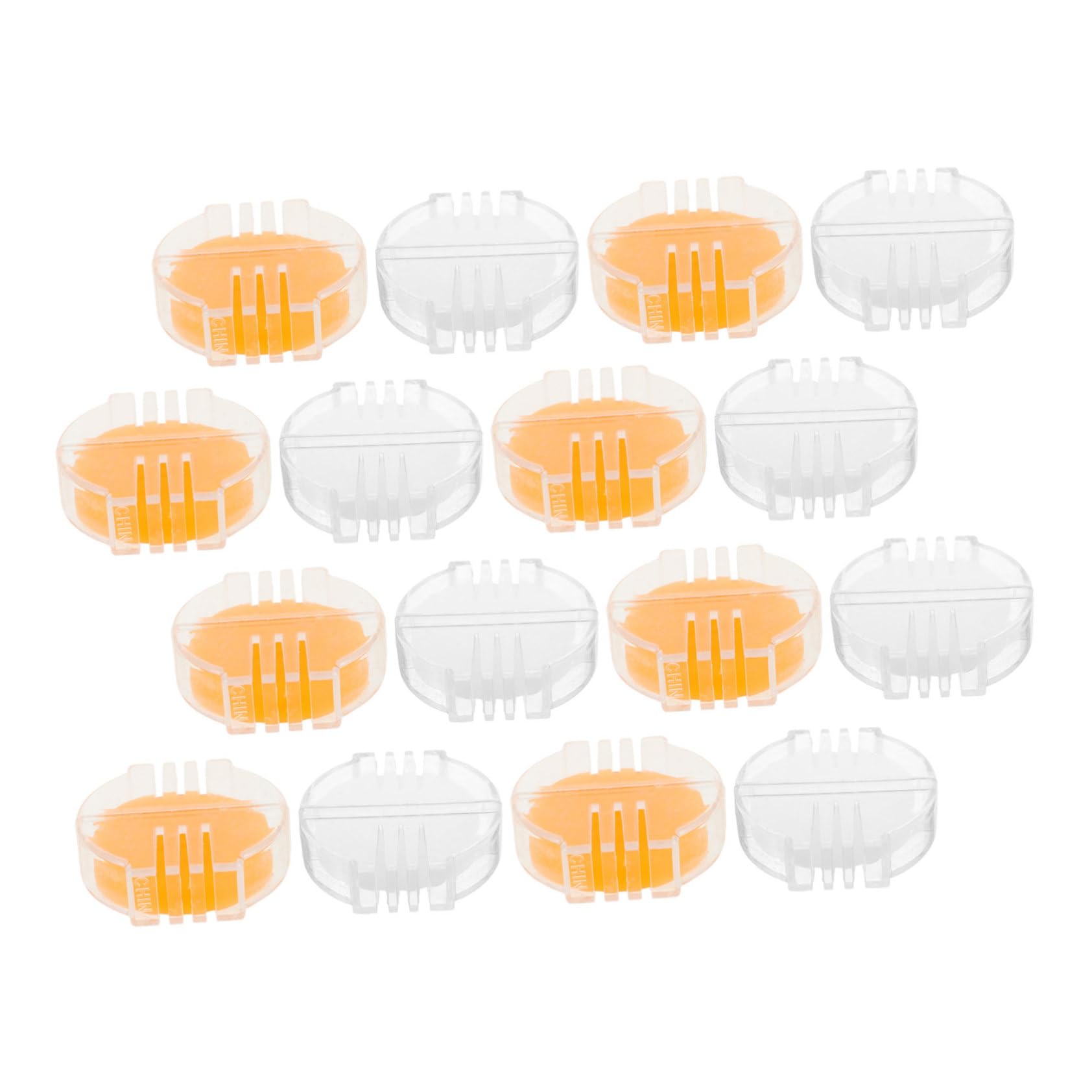 NUOBESTY 16sets Cera per Filo Cera d Api di Scatola di Plastica da Ricamo Balsamo per Filo da Cucito da Trapuntatura Condizionatore