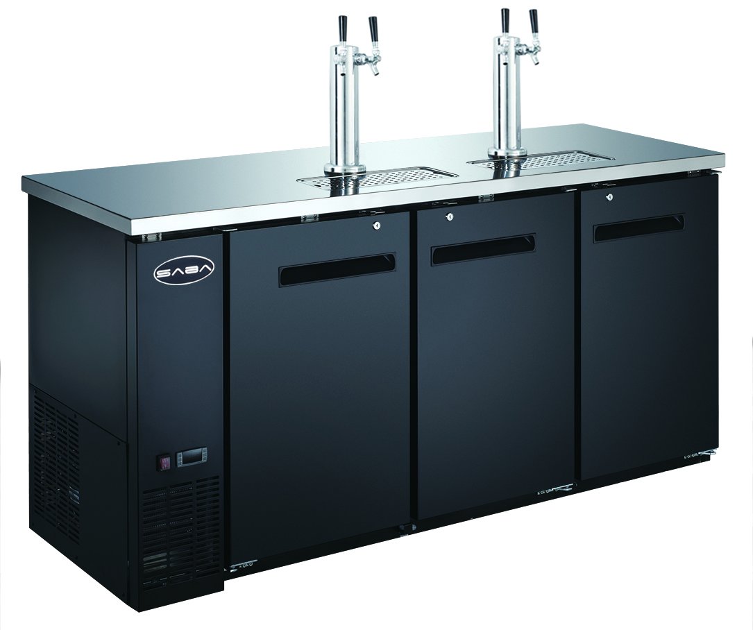 SABA 72" Draft Beer Dispenser with 2 Taps