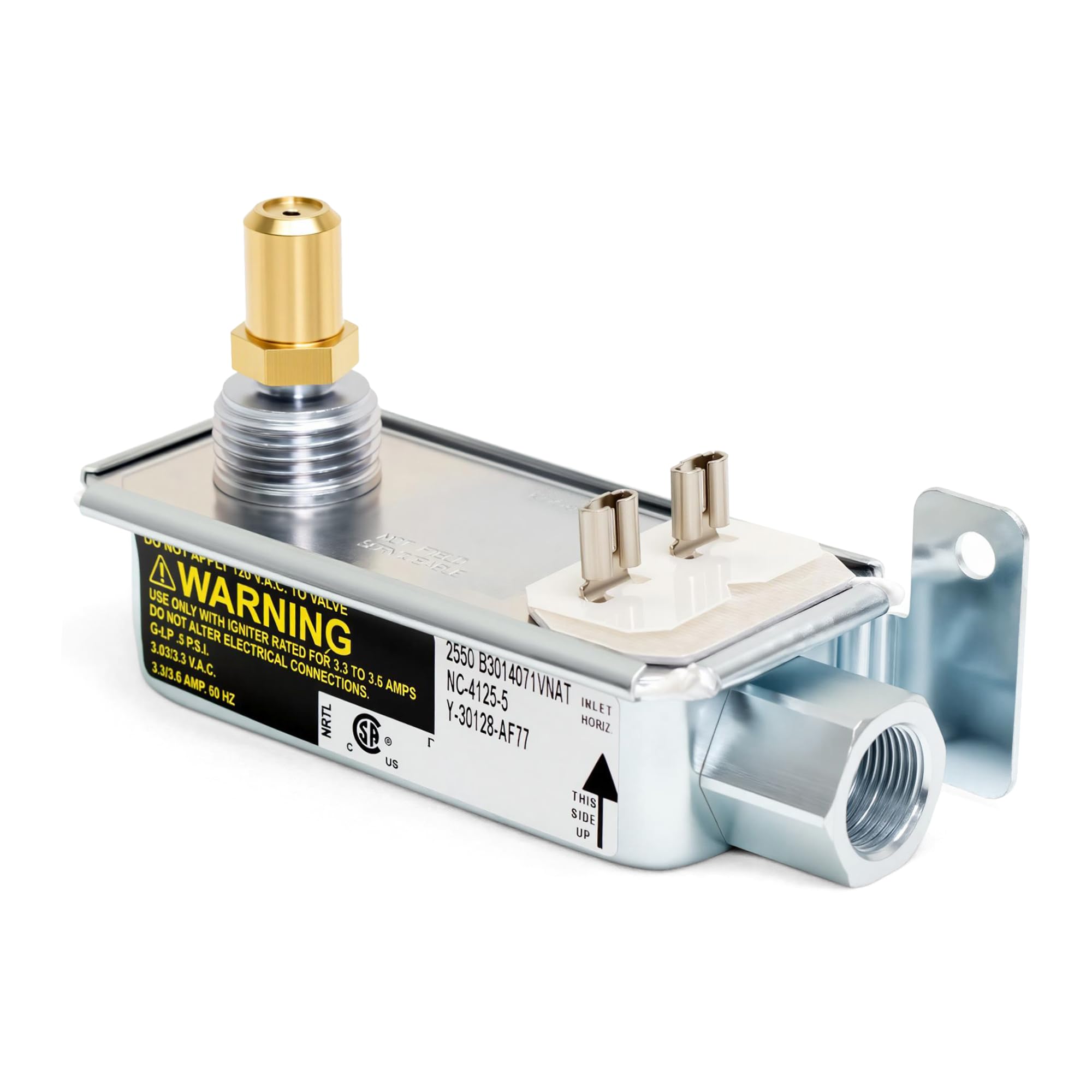Robertshaw NC-4125-5 Y-30128-AF77 - Válvula de seguridad de gas para estufa de gas Awoco y otras estufas de gas