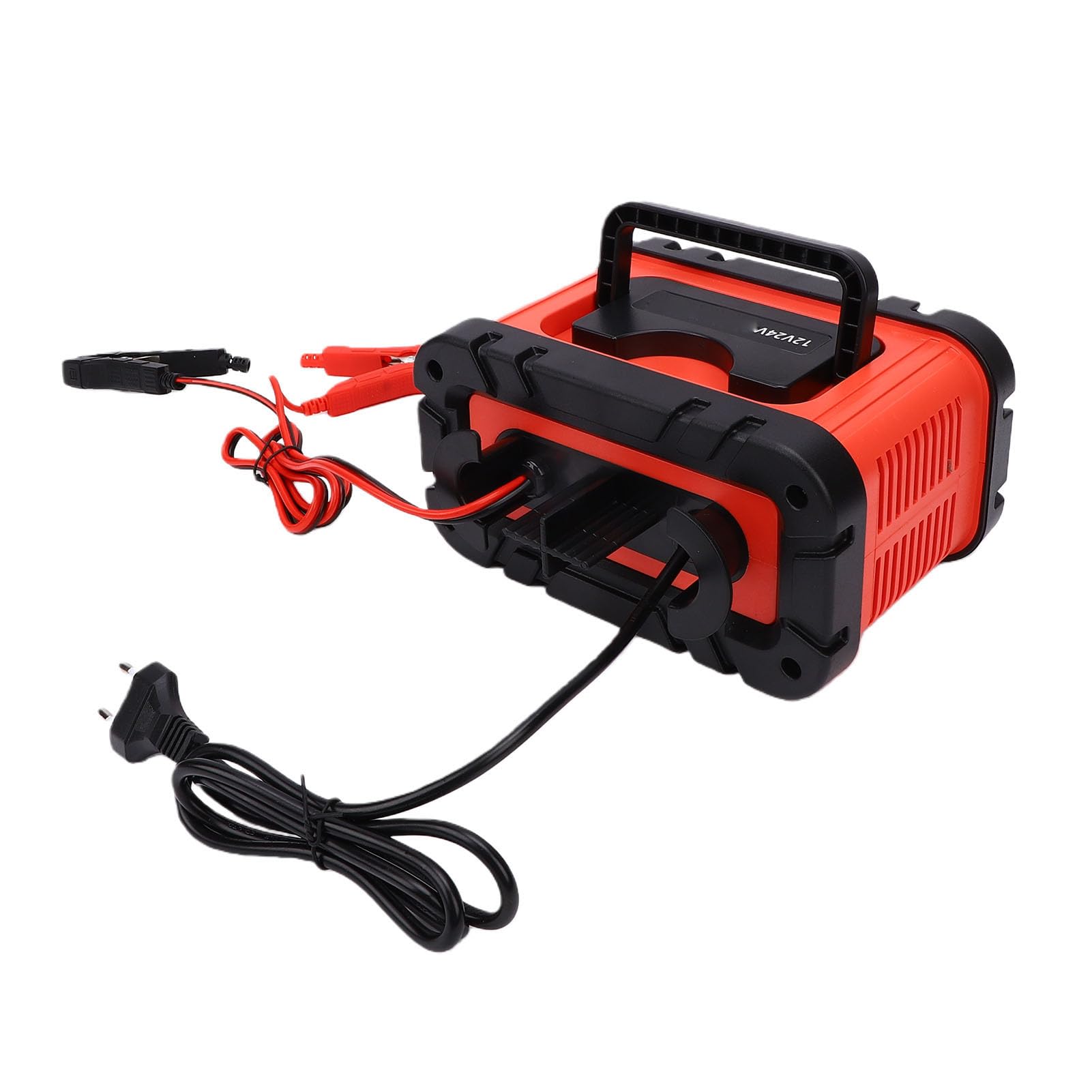 Luocute Caricabatterie Intelligente per Auto, Mantenitore Completamente Automatico da 12 V 24 V 10 A e Caricabatterie di Mantenimento con modalità di Riparazione per Batterie Start-Stop