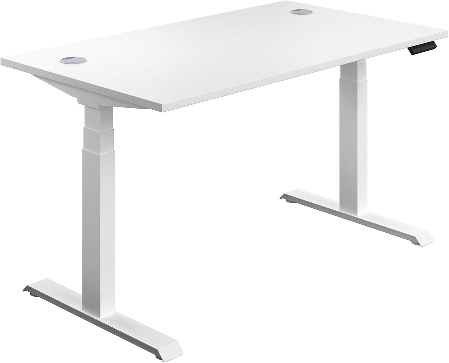 Electric Height Adjustable Standing Desk With Memory Controller - View #4