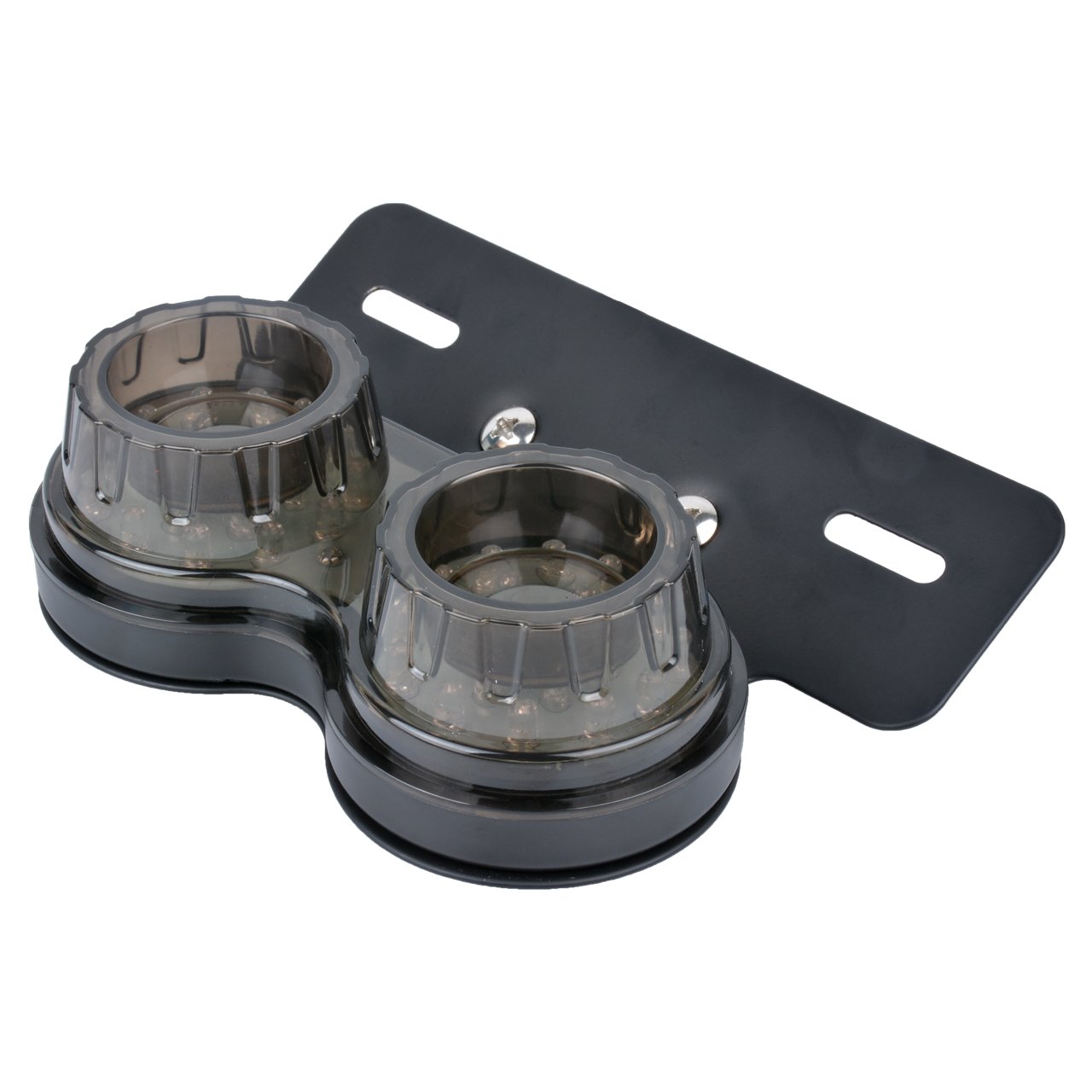 KATUR Feu arrière de moto 40 W 40 LED intégré, feu stop, clignotant avec support de plaque d'immatriculation pour H arley H onda Y amaha S uzuki K awasaki