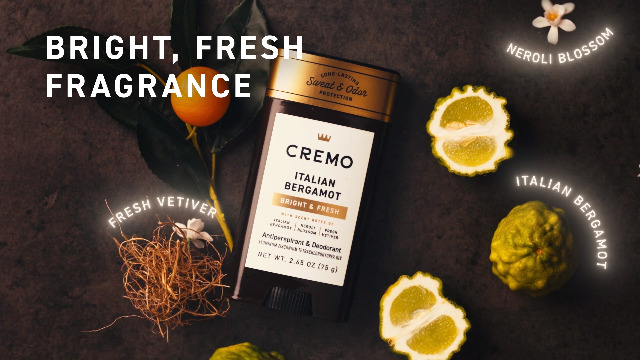 Image of Cremo Deodorant for Men, 48-hour Sweat and Odor Protection
