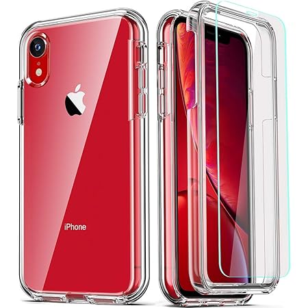 IGUOHAO Compatible For IPhone SE 2022/2020 Case 4.7 Inch, With [2 X Tempered Glass Screen Protector Clear 360 Full Body Coverage Hard Pc Soft Silicone Tpu 3in1 - View #4