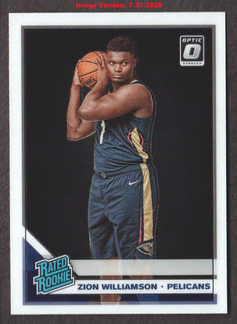2019-20 Donruss Optic Basketball #158 Zion Williamson Rated Rookie Card RC