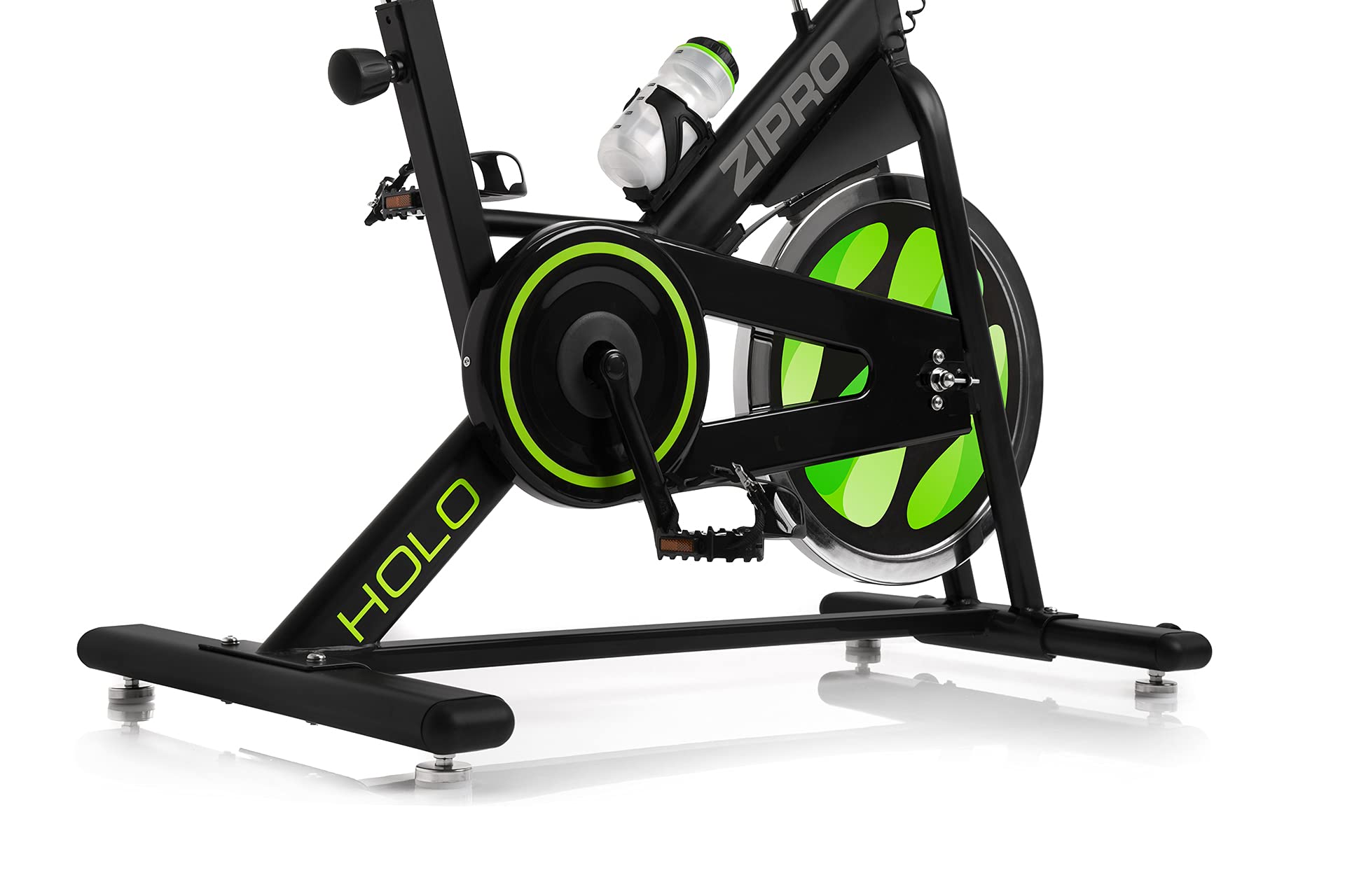 Zipro Cyclette Holo 2, Fitness Bike Ergometrico, Trainer Magnetico per Bicicletta, Ergometro fino a 130 kg, Bici da Interno, Cyclette per Allenamenti Domestici, Batteria Operata