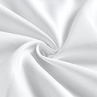 Vista 3 de FreshCulture Sábanas encimeras tamaño Queen, paquete de 6, sábanas de microfibra suave para el hogar, salones, hoteles, sábanas planas a granel solo