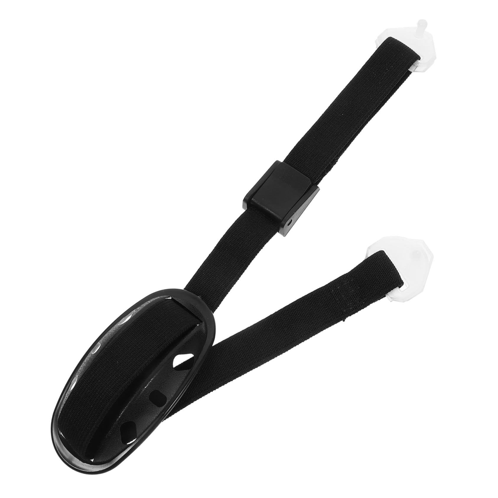Jugulaire pour Casque de Chantier Noire, Mentonnière Y de Sécurité