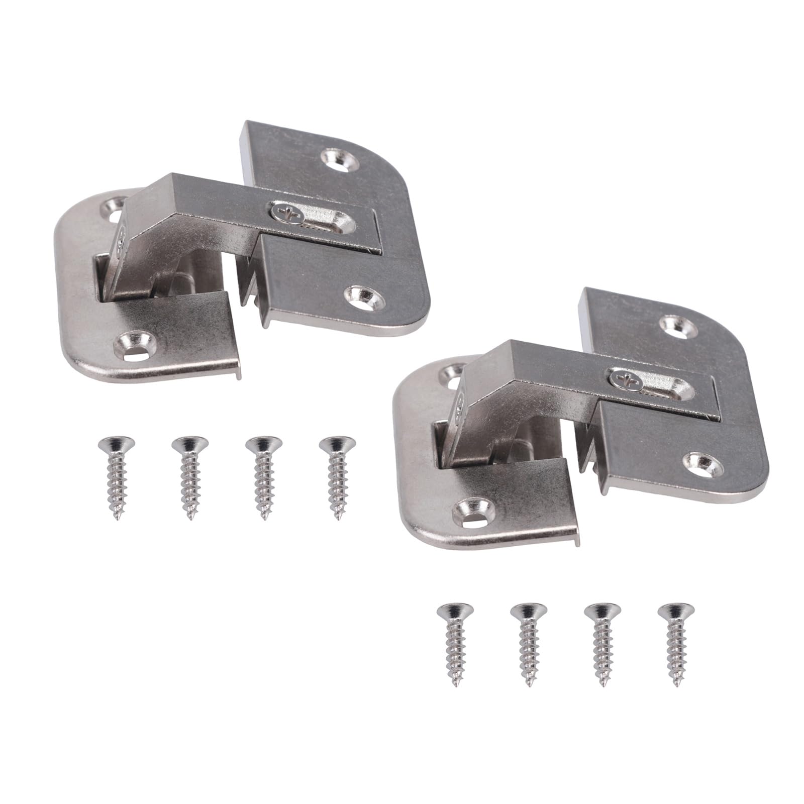 Cabinet Bifold Door Hinge Replacement Concealed Pie Cut Corner Hinge with Quiet Closing Mechanism for Furniture and Cupboards Zinc Alloy Cabinet Hinges