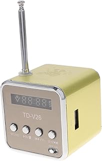 UKCOCO Wireless Speaker U Disk Mini Speaker Mp3 Speaker Mini Portable Speaker Speaker Mini Radio Small Portable Digital Speaker Player Mp3 Player Mp4 Travel Green Bass Stereo Sound Bar