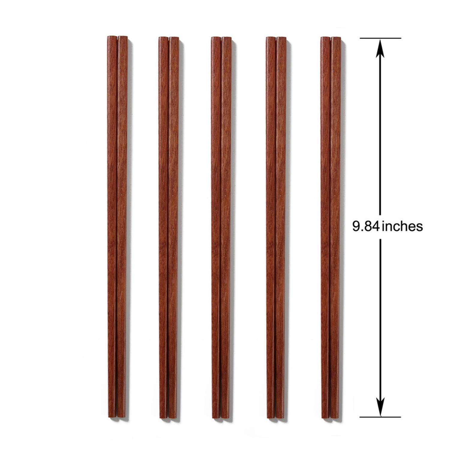 Set di bacchette cinesi bacchette di legno per uso domestico