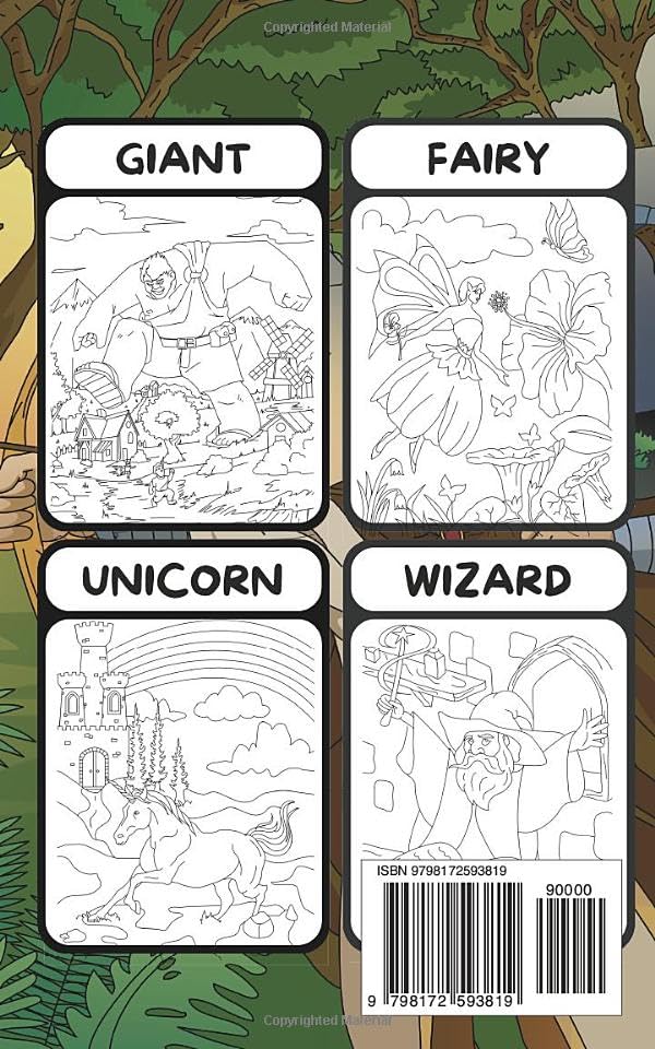 FUN FAIRYTALES Tiny Travel Coloring Book for Kids: a Fun On-the-Go Activity to Keep Little Hands Busy in Restaurants, Planes & Waiting Rooms image 3